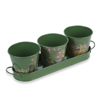 Gardeners Plant Pots Set of 3