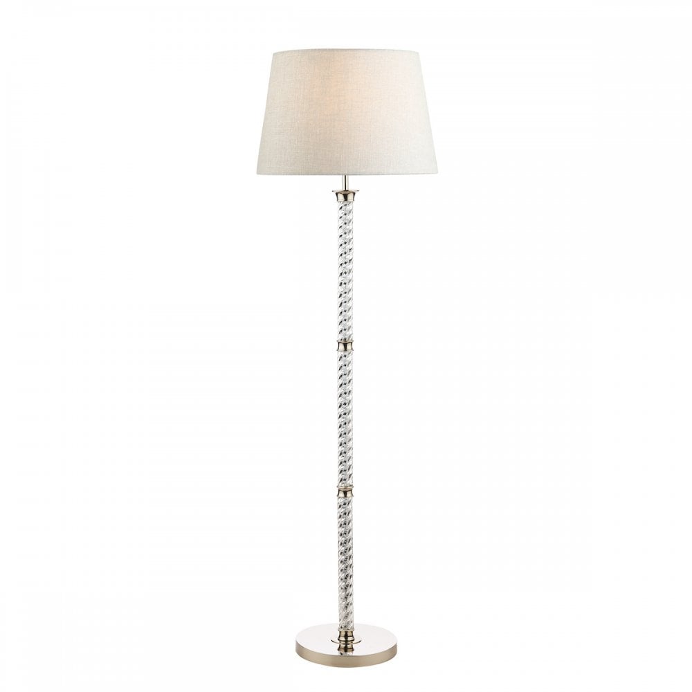 crystal floor lamp base