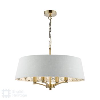 Laevalgusti Delft 4 light Antique Brass