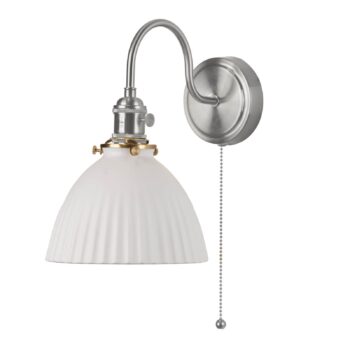 Seinavalgusti Hadano Antique Chrome & Ceramic