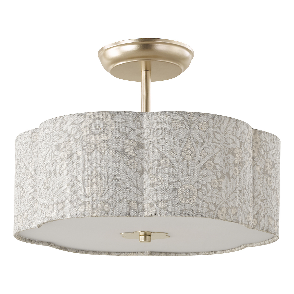 Delamore 2lt Semi Flush Laevalgusti Delamore Grey